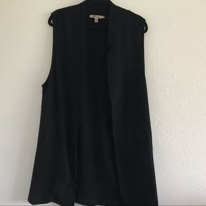 Black Suede Vest